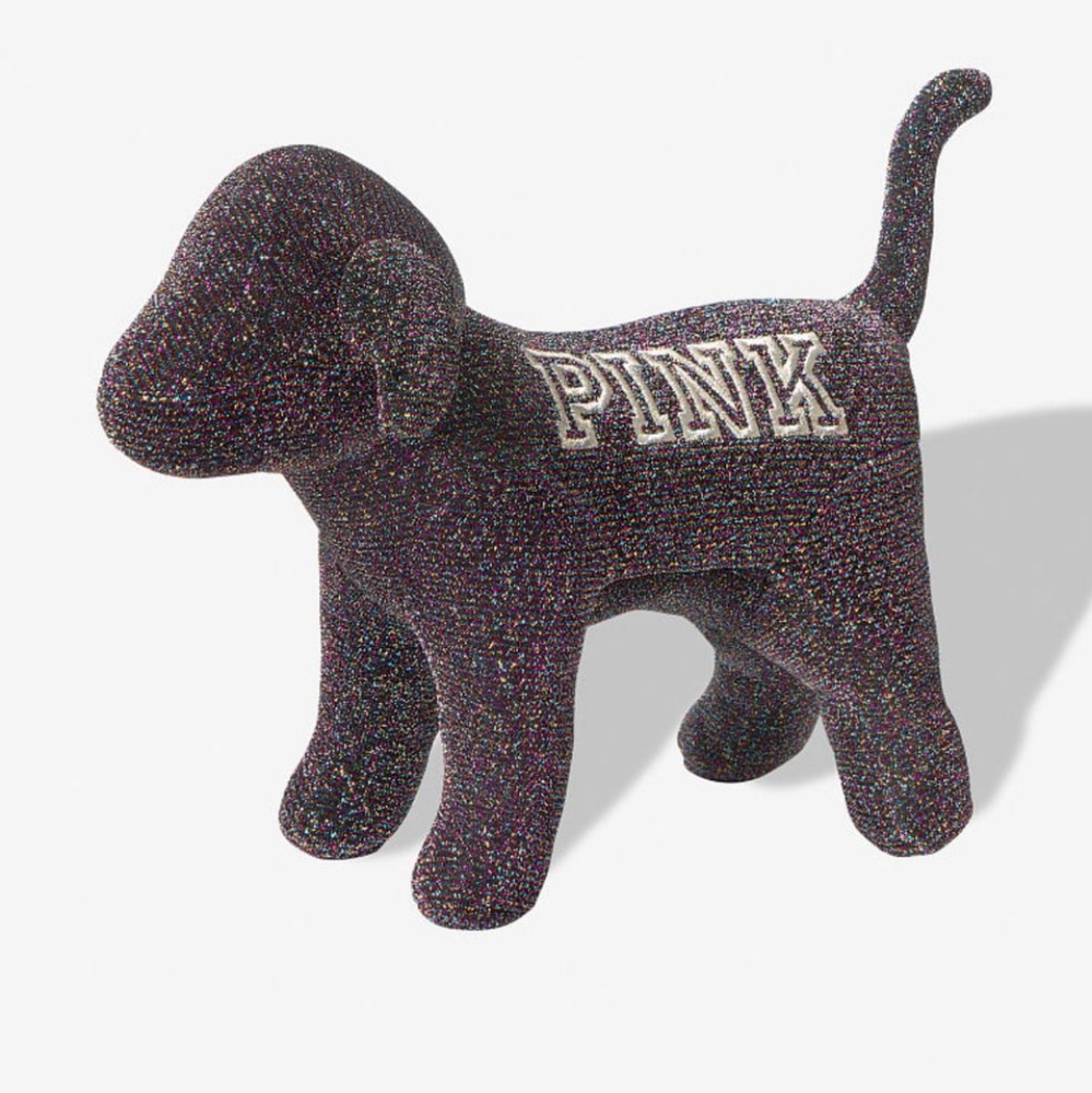 VS Pink Large Lurex Glitter Dog